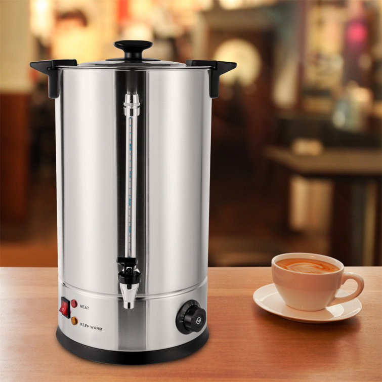 Yinxier Commercial Grade Stainless Steel 15L 3.96Gal Coffee Urn